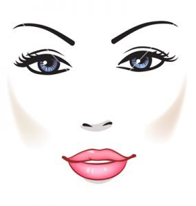 Beauty Woman Face, Beautiful Girl Vector Portrait