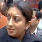 स्मृति ईरानी का पीछा करने के आरोप में 4 स्टूडेंट्स हिरासत में