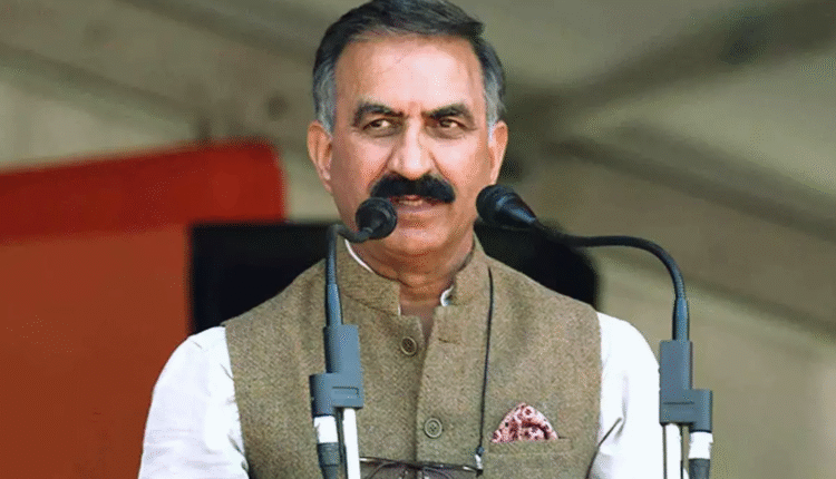 CM Sukhvinder Singh Sukhu