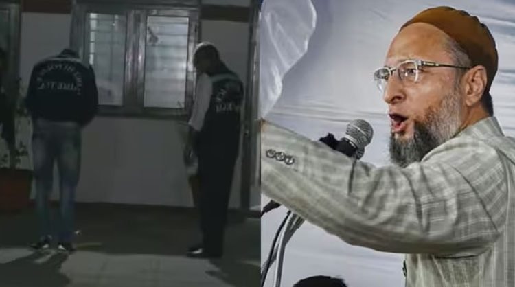 Stone-pelting-at-AIMIM-chief's-house-in-Delhi,-fourth-such-incident-in-9-years