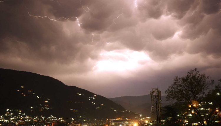 Heavy rain fall warning in Kullu, Himachal Pradesh